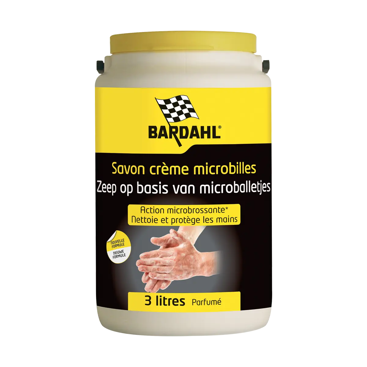 Microbead cream soap - orange scent